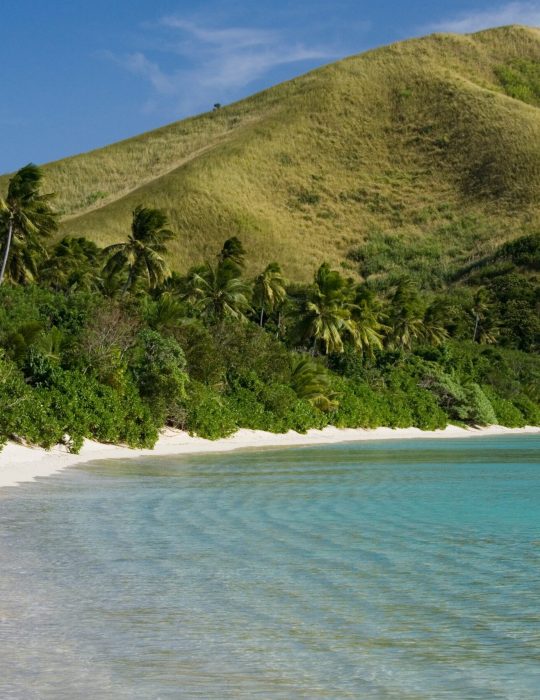 Tropical Beach in the Yasawa Islands, part of the islands of Fiji in the South Pacific Ocean.